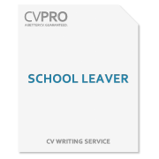 School Leaver - CV Writing Service