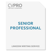 Senior Professional - LinkedIn Profile Writing Service